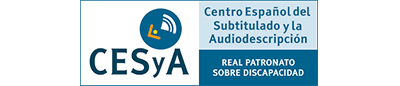 Logo CESyA: Centro español del subtitulado y la audio-descripción.